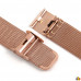 Ремешок металлический для Samsung Galaxy Watch 18мм Розовое золото