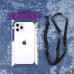 Чехол водонепроницаемый для смартфонов 6,9", арт.009647 (Фиолетовый)