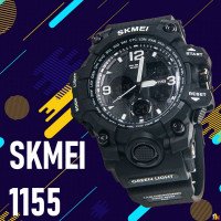 Часы спортивные наручные SKMEI SKM-1155, арт.012785 (Черный)