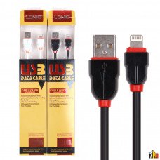 USB-Lightning дата кабель LDNIO LS02, 2м