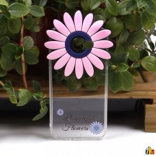 Силиконовый чехол "Цветы" для Samsung Galaxy A7 (2017)